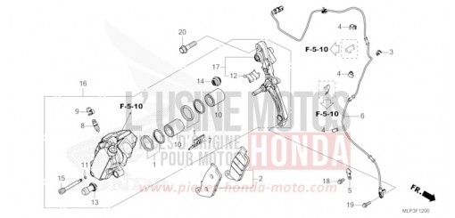 ETRIER DE FREIN AVANT CL500AP de 2023